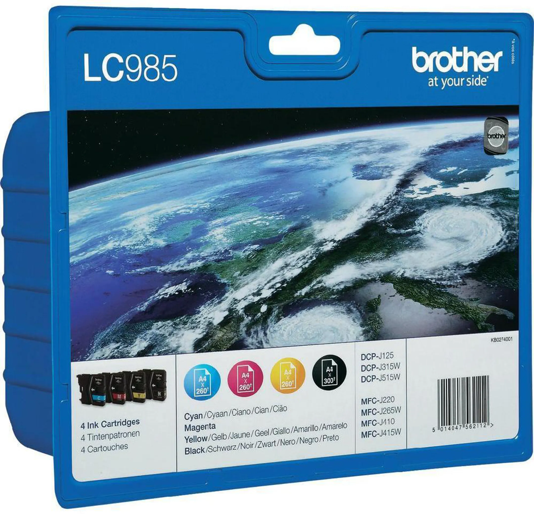 Bundle product LC-985 4-couleurs Value Pack