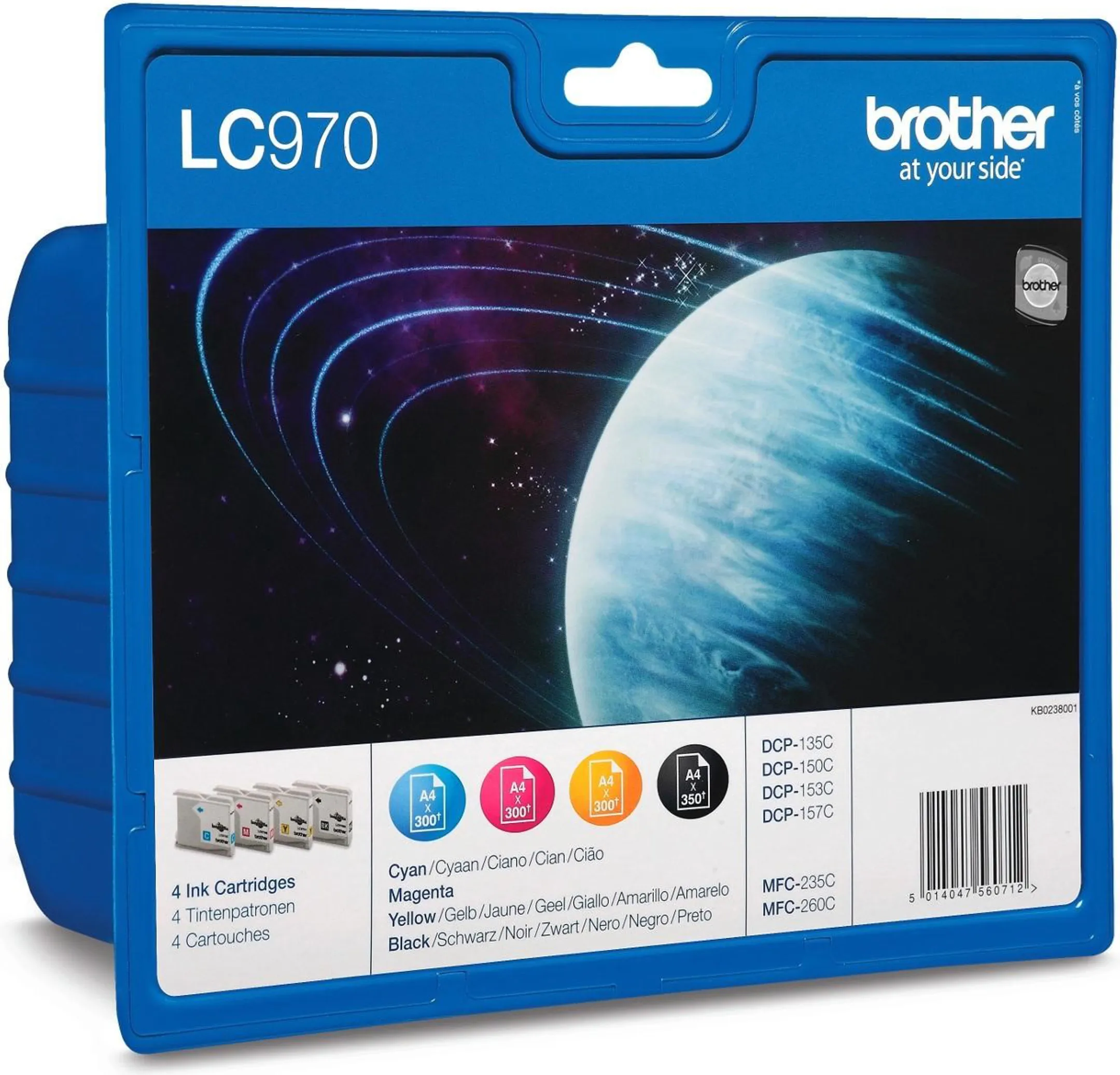 Brother LC-970 4-couleurs Value Pack image
