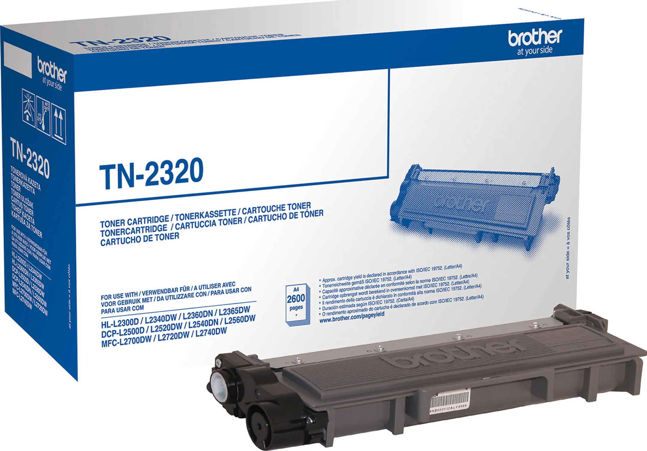 Brother Toner TN-2320 - Noir image