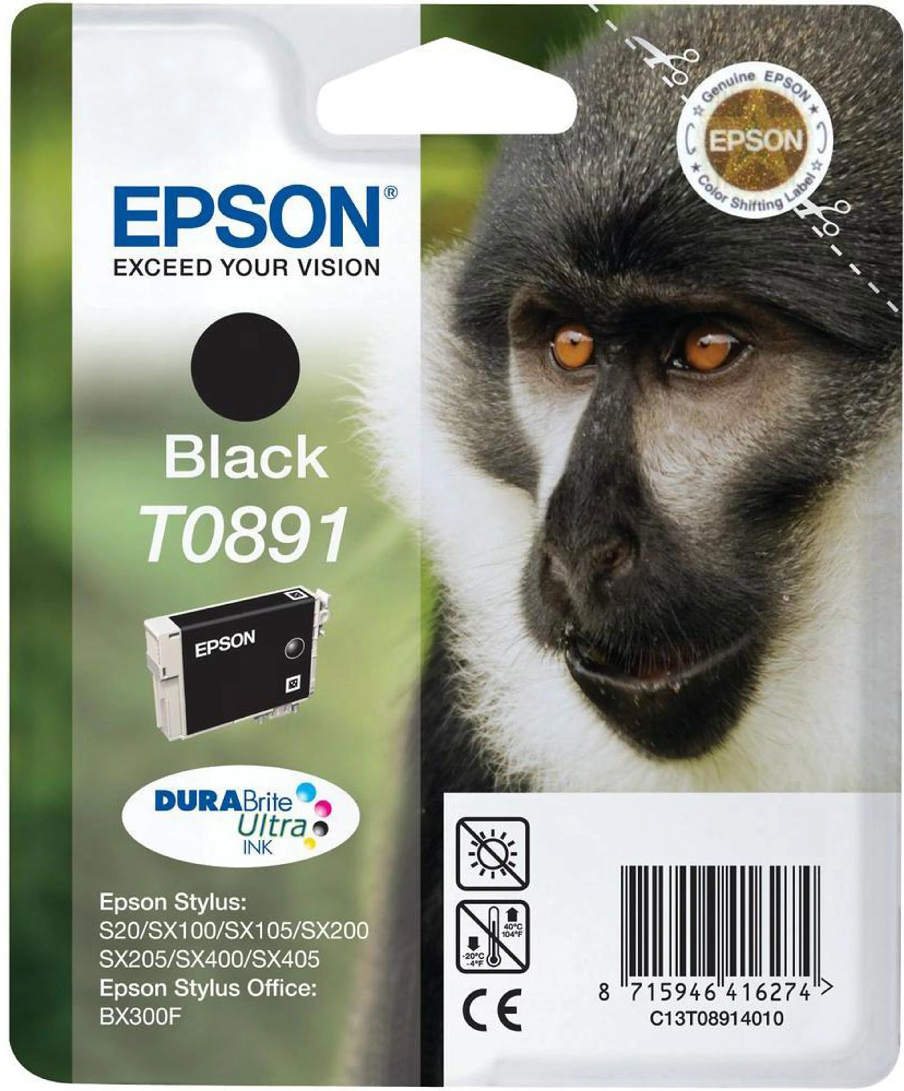 Epson T0891 Black - Ink cartridge image