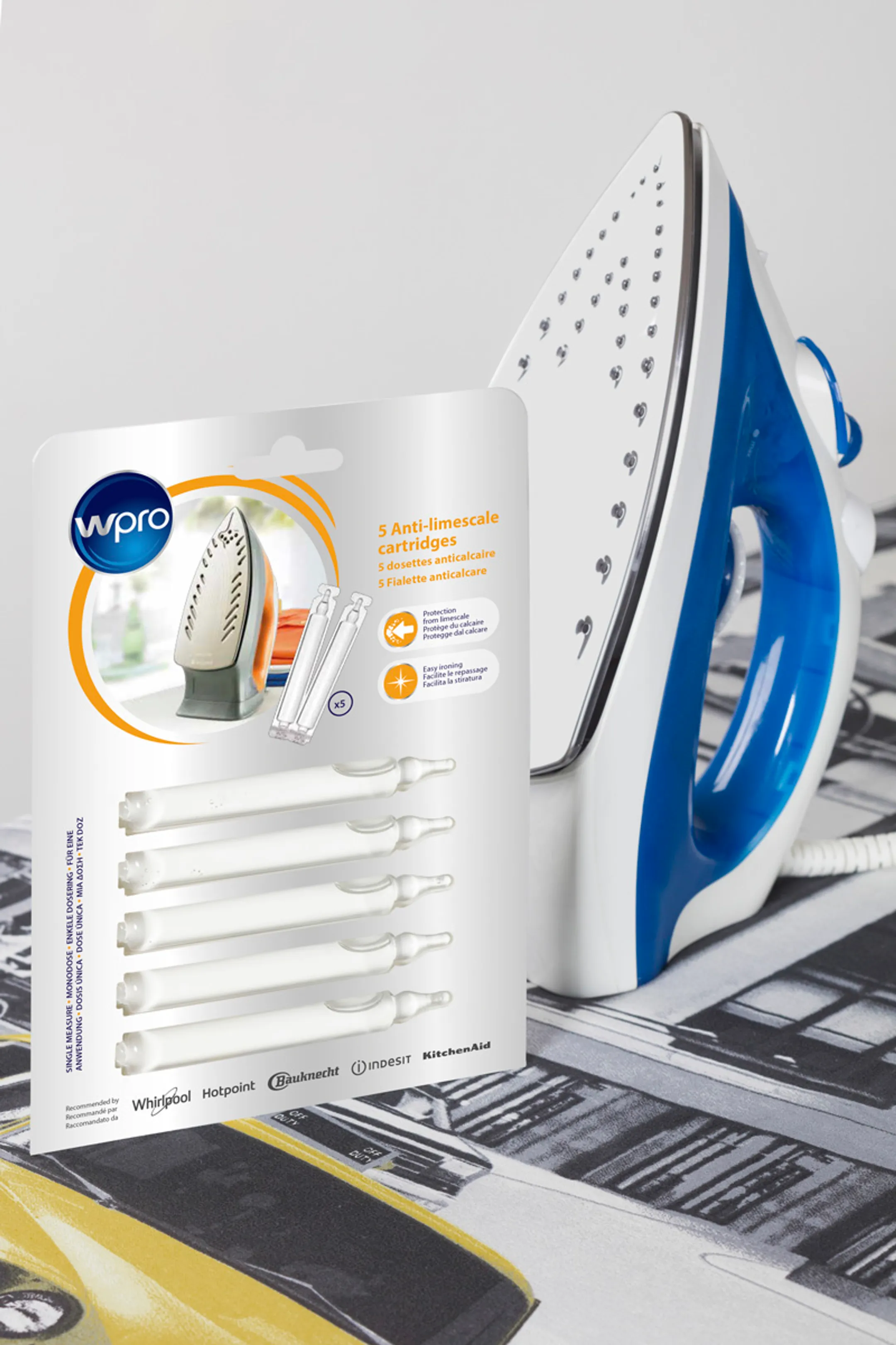 Wpro Anti-Kalk-Patronen Dampfzentrale (5 Stück) SIM005 image