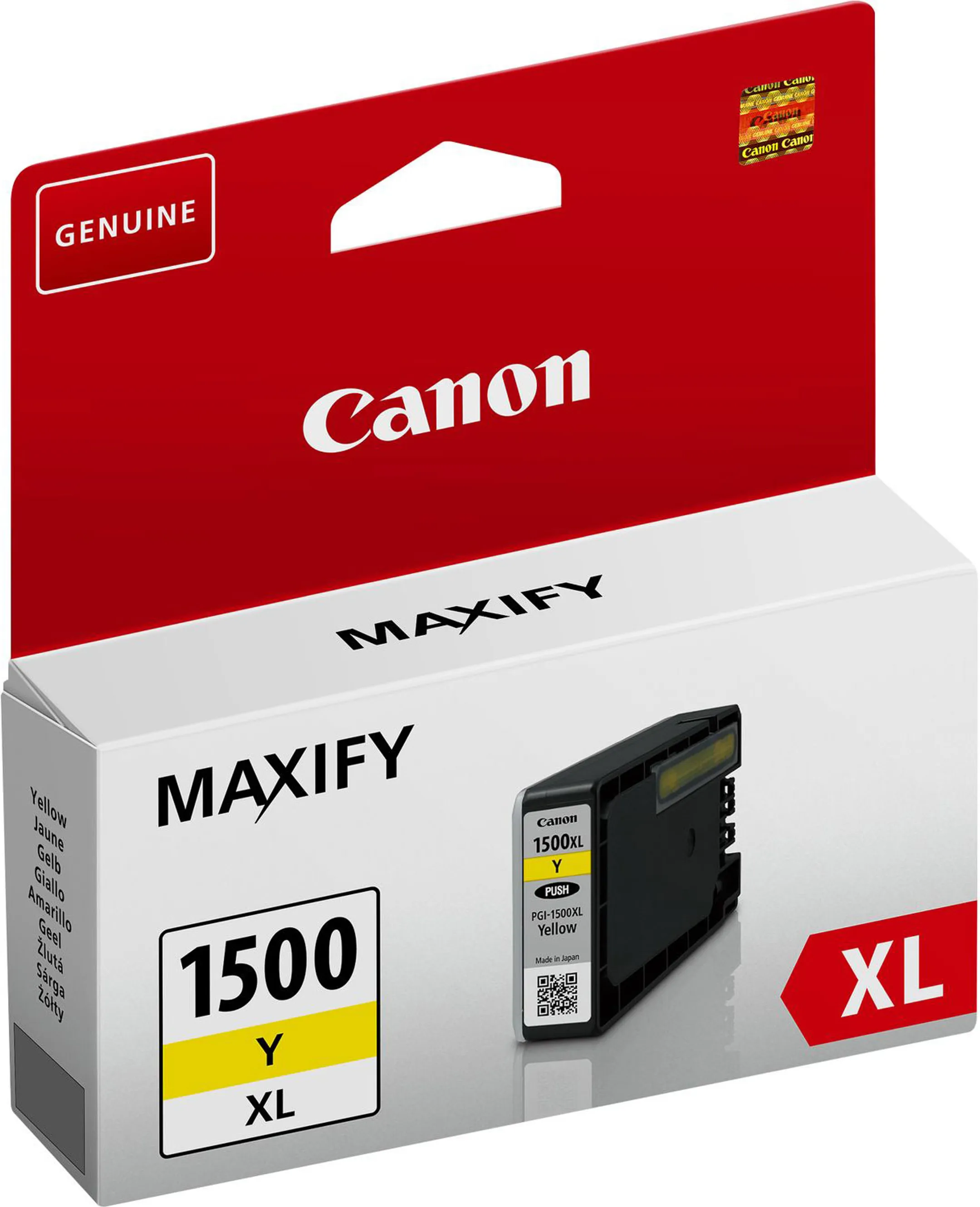 Canon Cartouche d'encre PGI-1500 XL Maxify - Jaune image