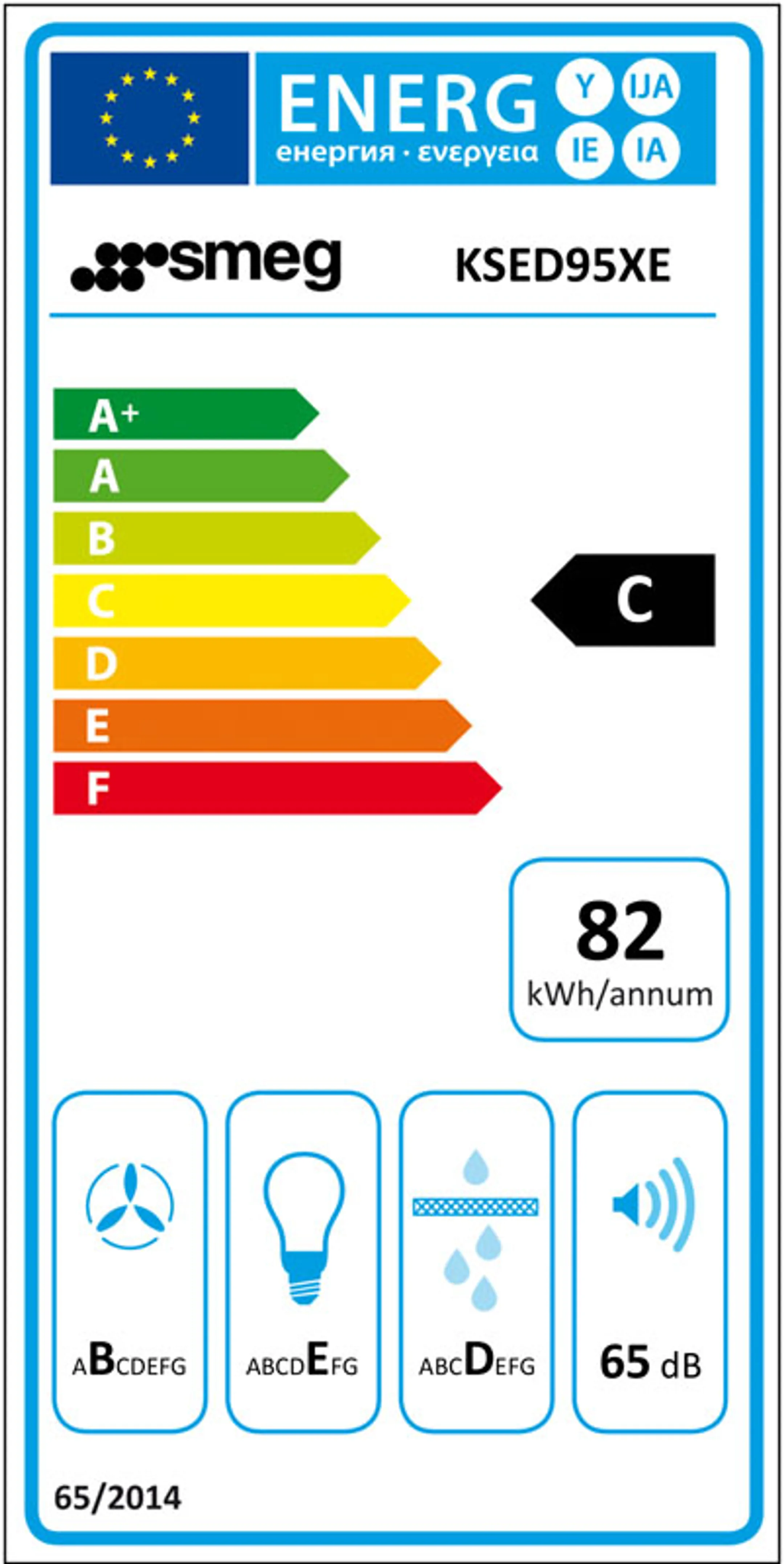 Smeg Hotte décorative KSED95XE image