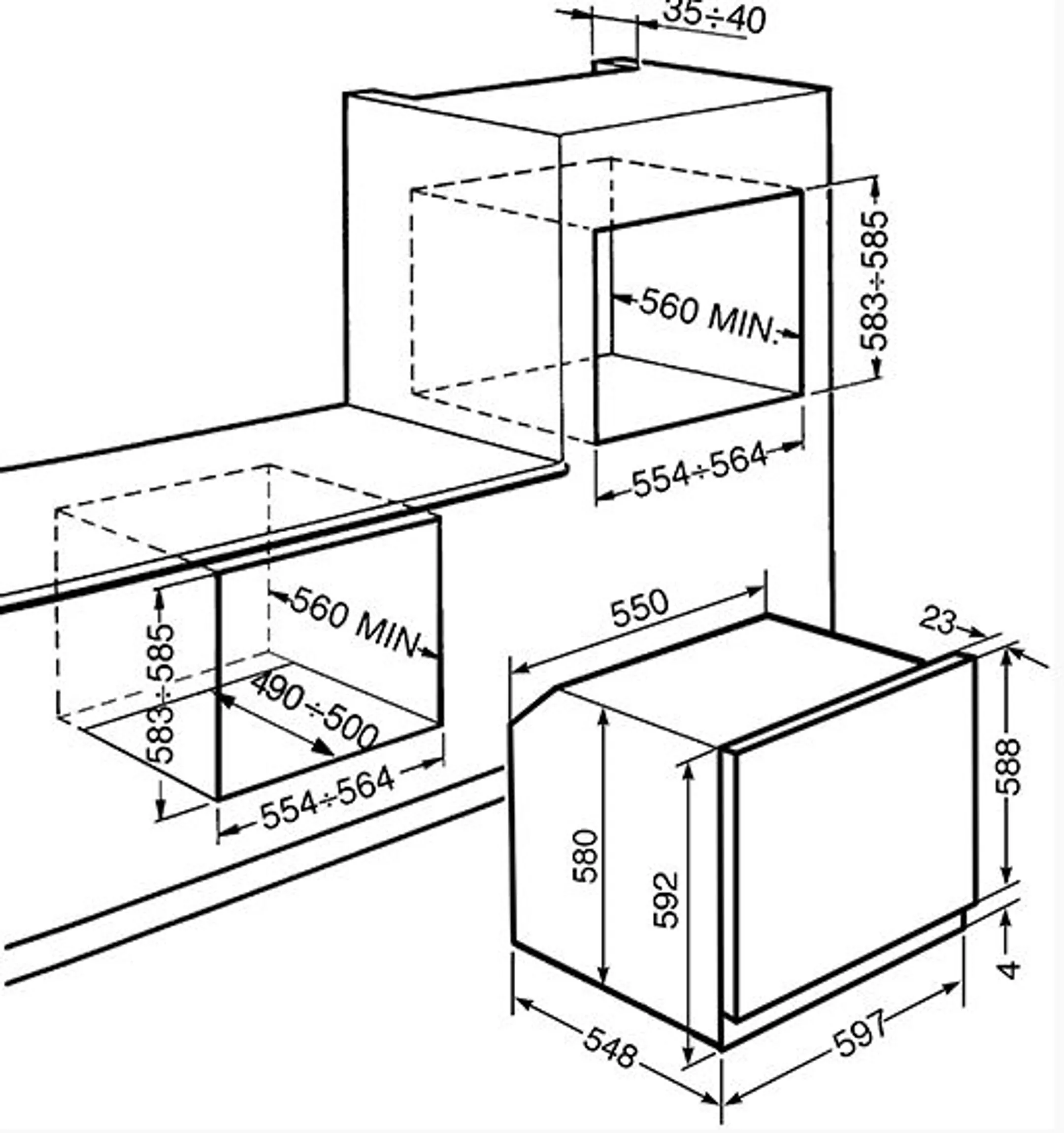 Smeg Four encastrable SF6905N1 image