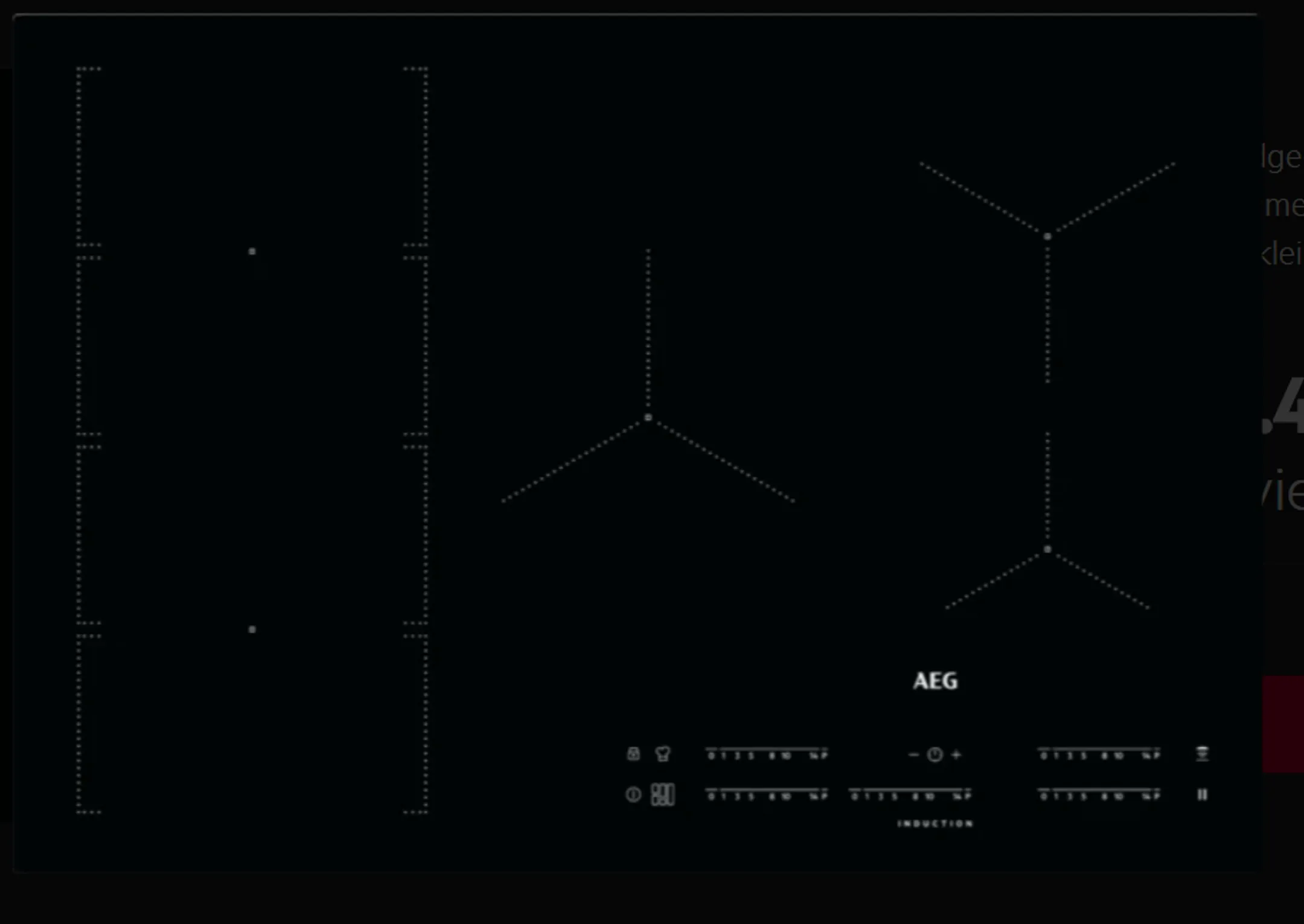 Induction plate IKE85471IB FlexiBridge