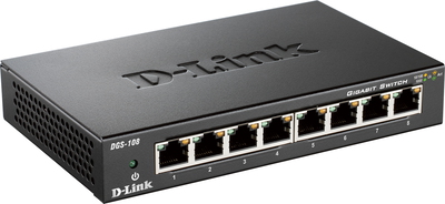 D-Link Switch Gigabit Ethernet 8 ports - DGS-108/E