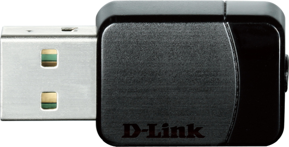 D-Link Adaptateur USB Nano bi‑bande sans fil AC - DWA-171