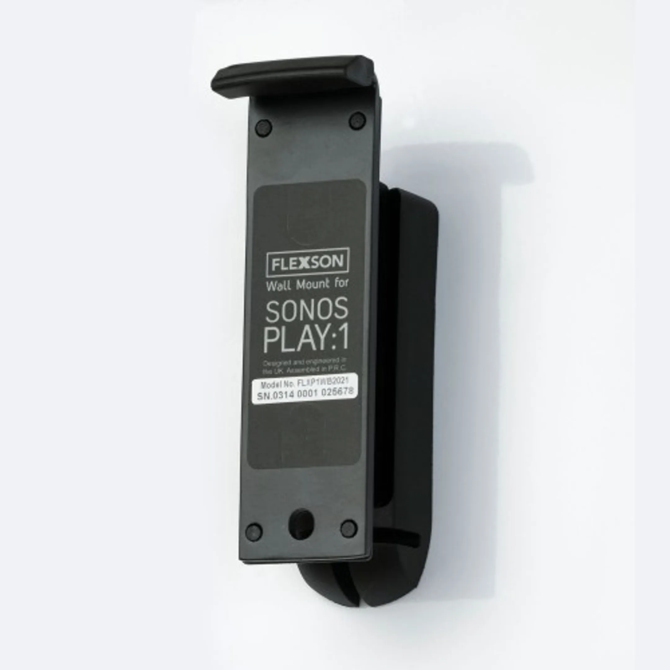 Support mural compatible Sonos One - Noir