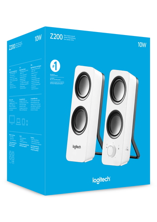 Logitech Z200 SNOW WHITE MULTIMEDIA SPEAKERS