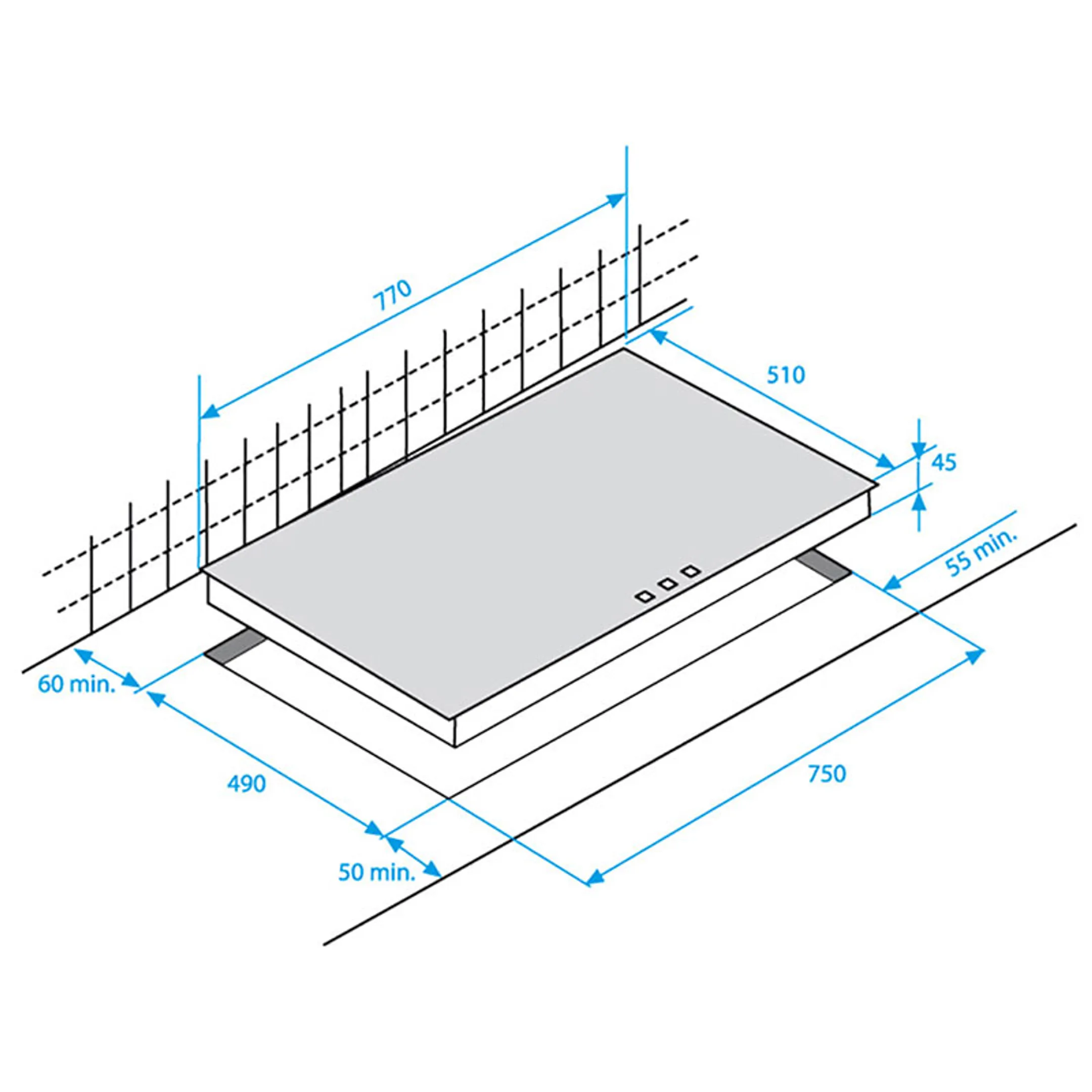 Beko Taque vitrocéramique HIC84401 image