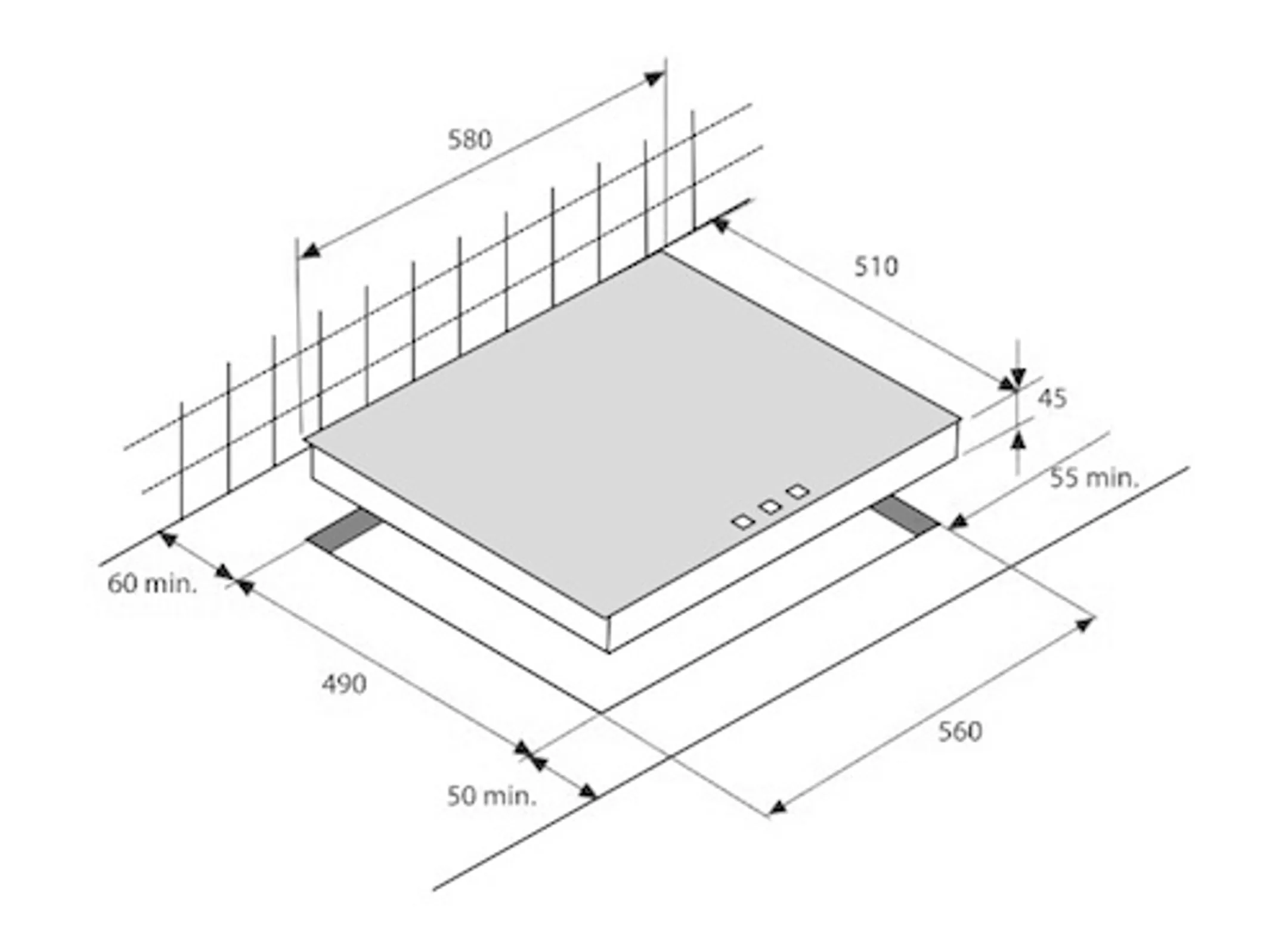 Table de cuisson vitrocéramique HIC 64403