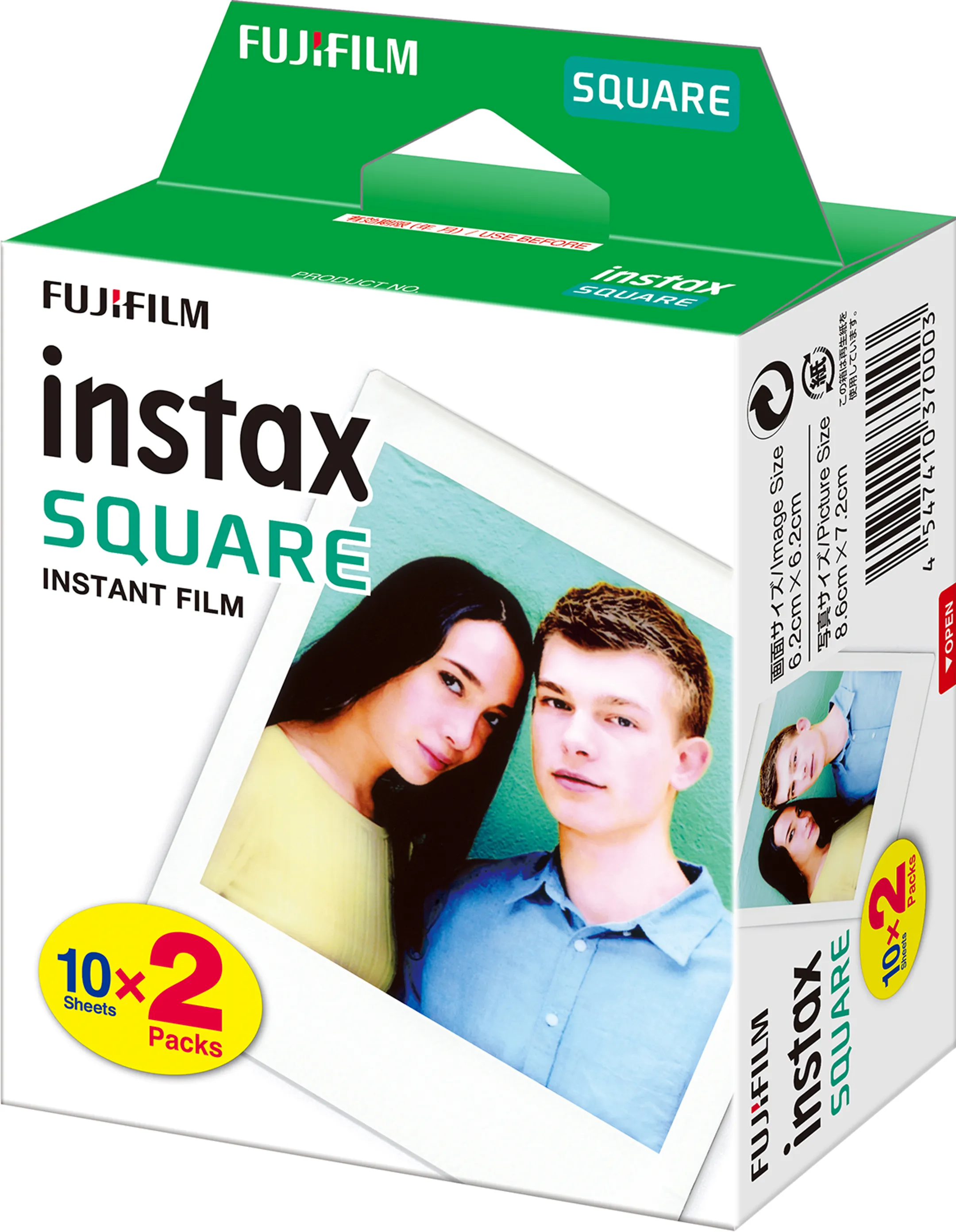 instax SQUARE instant film - 2 x 10 feuilles