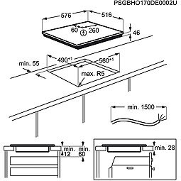 AEG Taque induction IKB64401XB Hob2Hood