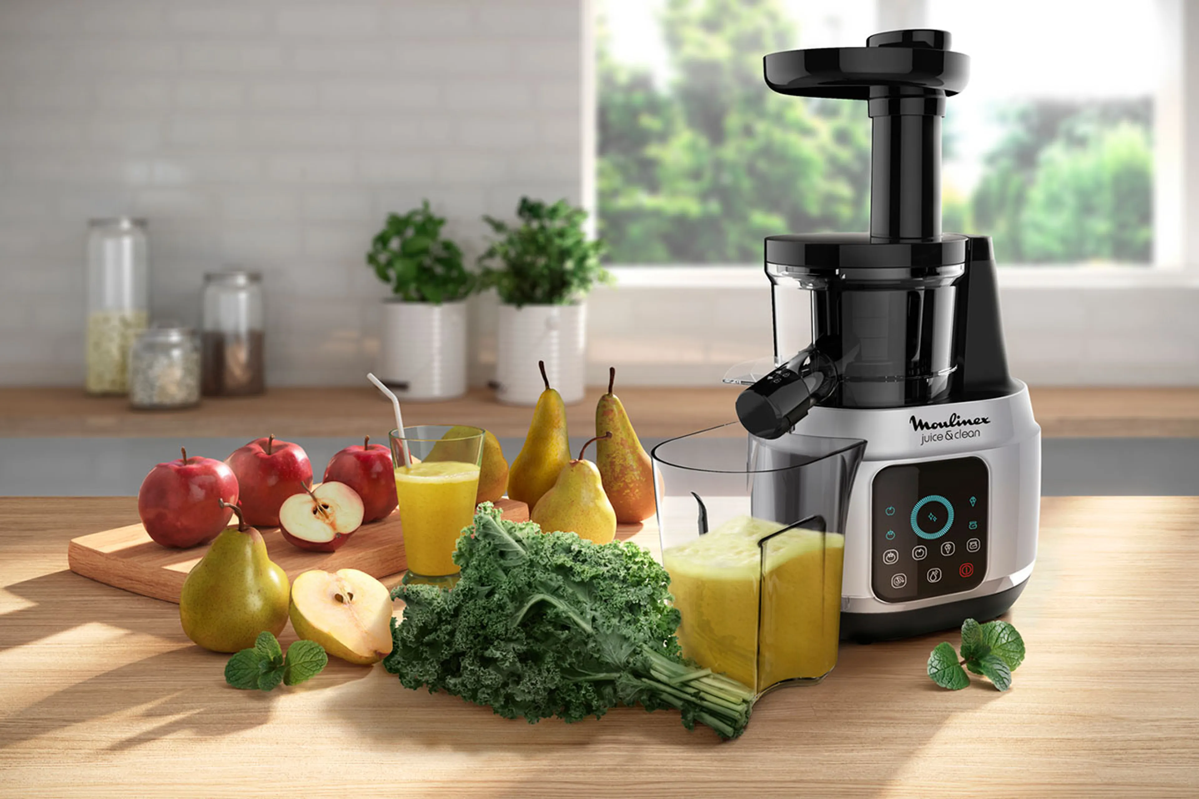 Moulinex Slowjuicer Juice & Clean ZU420E10 image