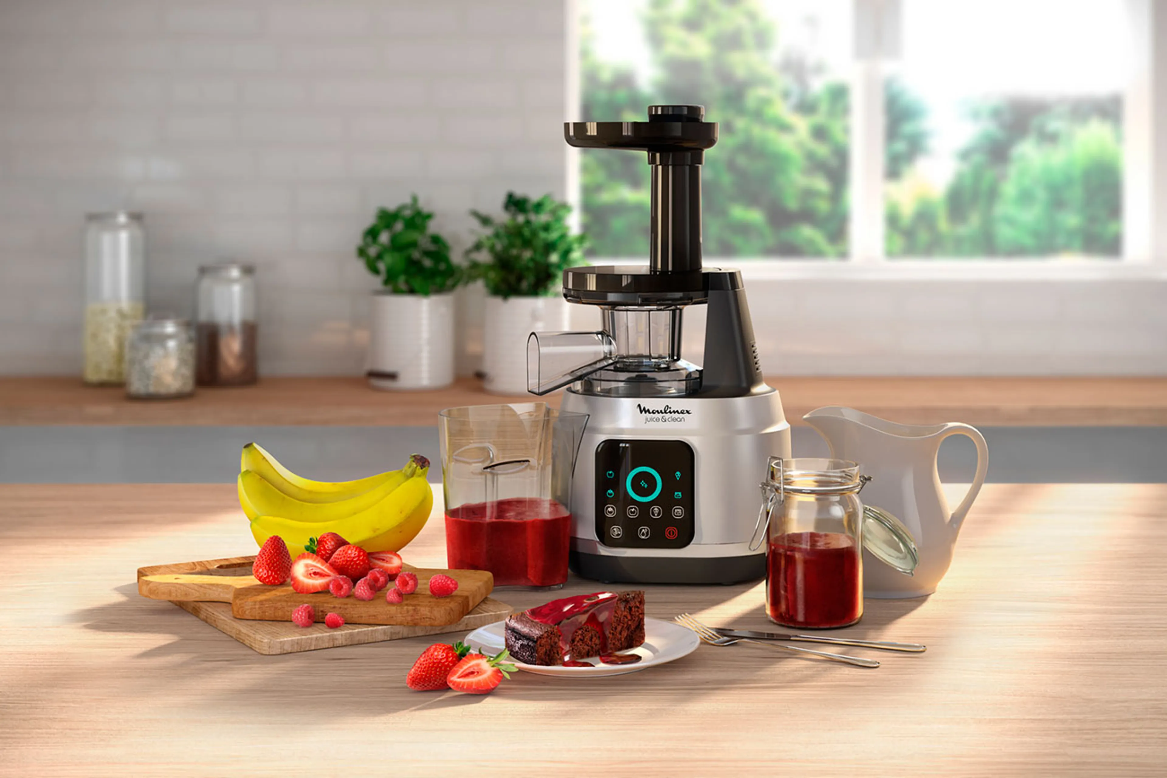 Moulinex Slowjuicer Juice & Clean ZU420E10 image