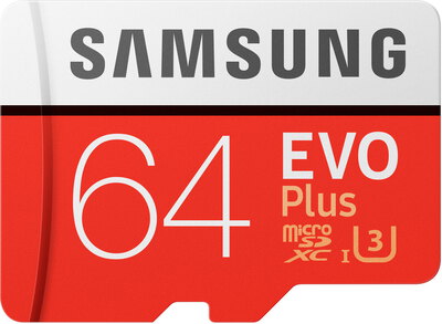 Samsung 64 Go EVO Plus micro SDXC + adapter - MB-MC64GA/EU