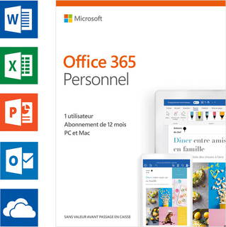 Microsoft Office 365 Personnel (FR) - 1 an - 1 utilisateur
