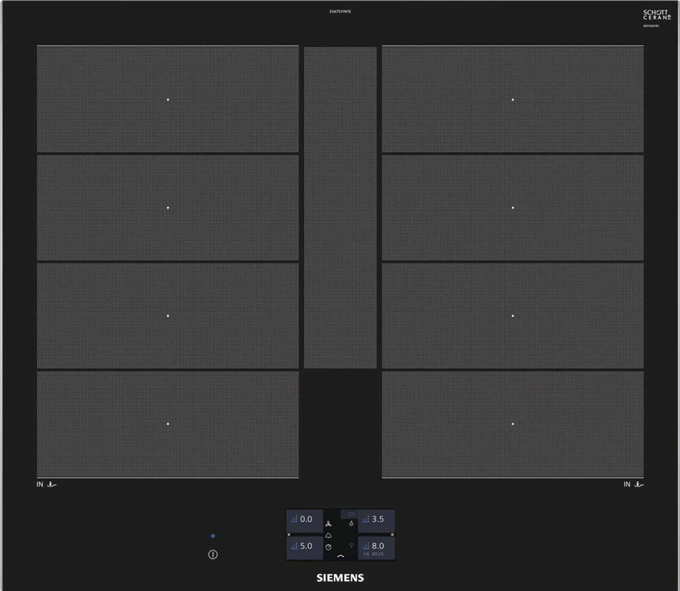 Taque induction EX675JYW1E iQ700 Home Connect