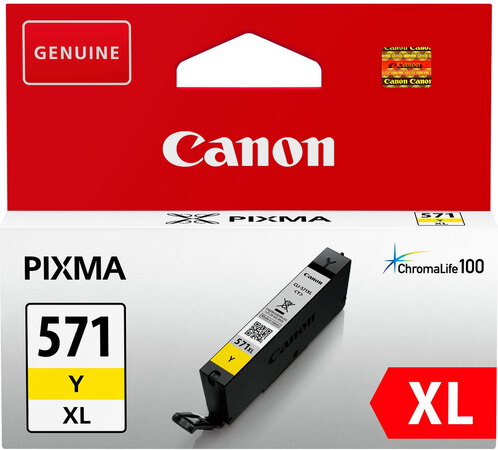 Canon Cartouche d'encre CLI-571XL Jaune - 0334C001