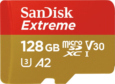Sandisk 128 Go Extreme micro SDXC avec adaptateur