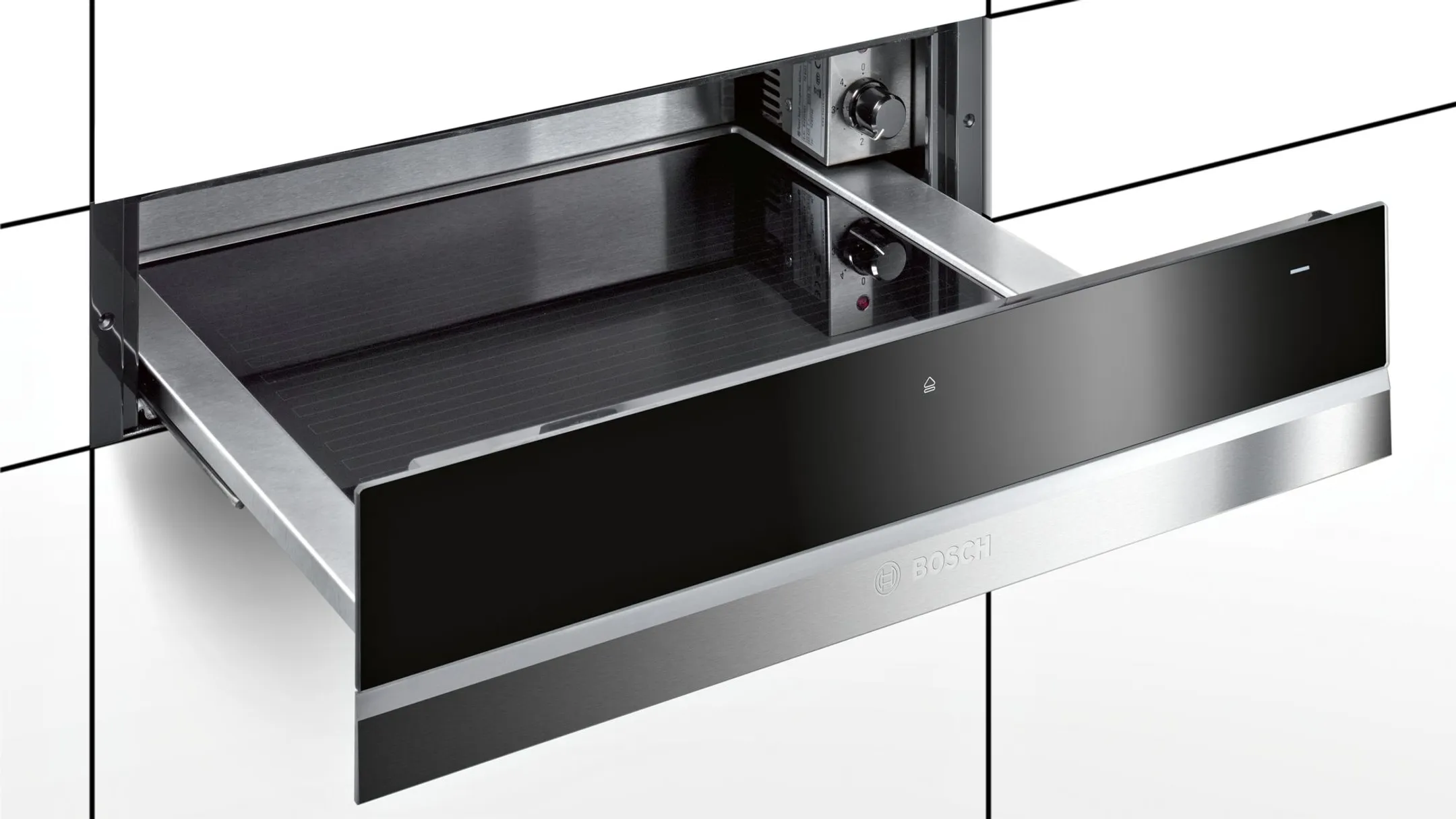 Bosch Bosch BIC630NS1 20L 810W Black,Stainless steel warming drawer image