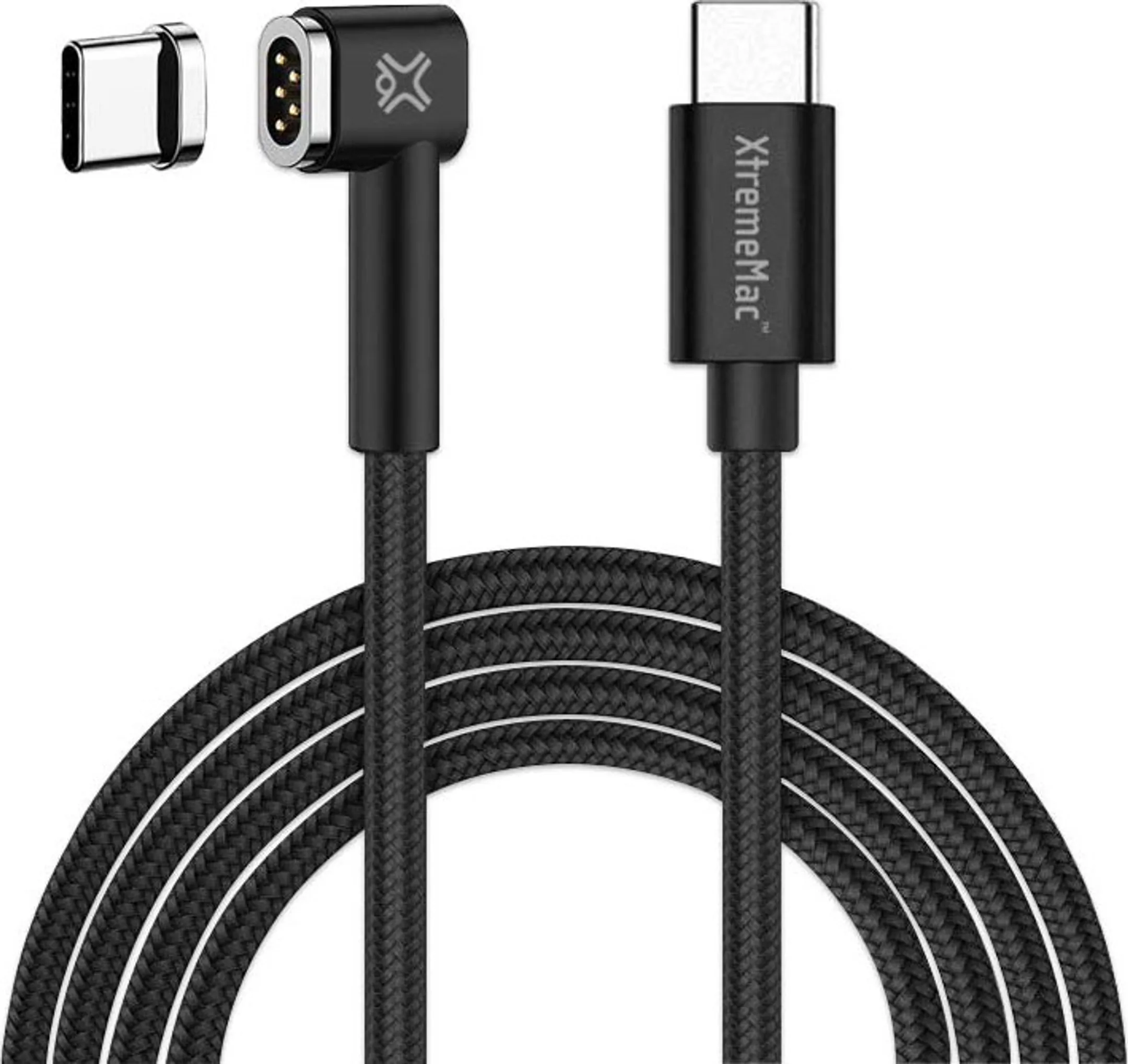 USB C magnetic bent cable - 2 m