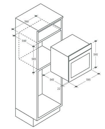 Candy Four encastrable FCP 645N