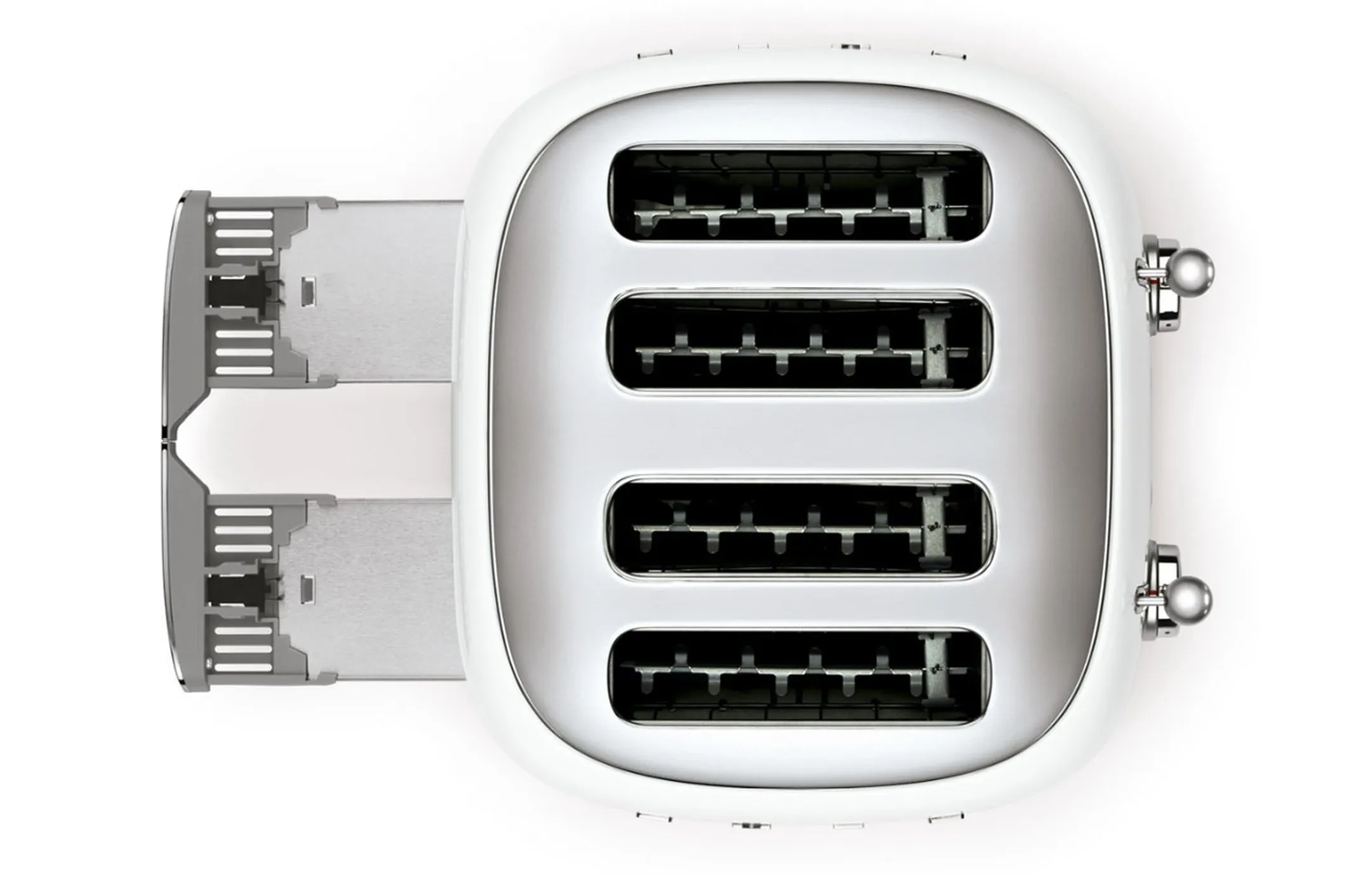 Smeg Grille-pain TSF03WHEU - Blanc image