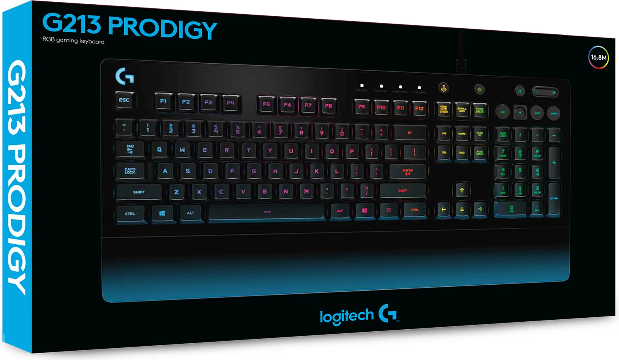 Logitech G Clavier Gaming G213 Prodigy - AZERTY (FR) - Noir image