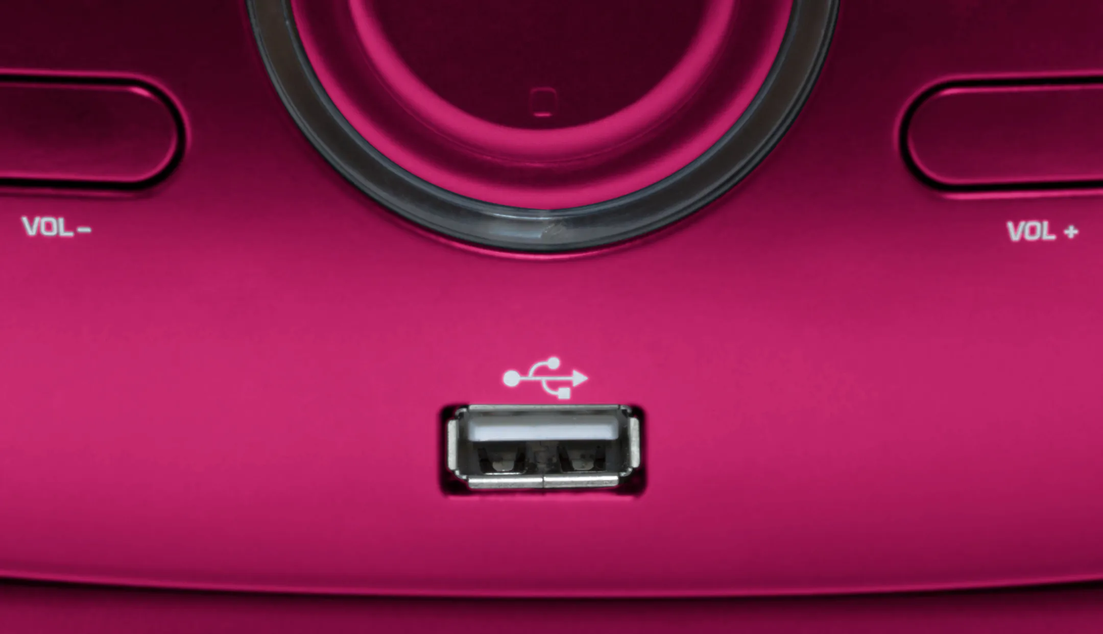 BigBen Tragbares CD-Radio CD61RUSB - Pink image