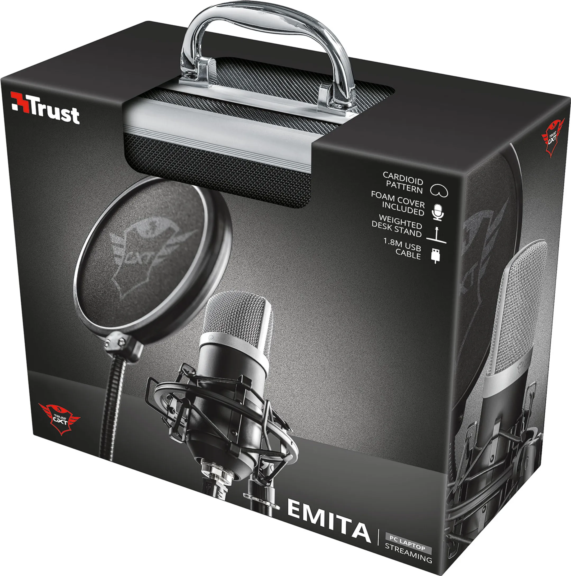 Trust Microphone streaming Emita GXT 252 image