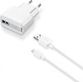 Cellular Line Chargeur universelle fast charging USB 2.0 - Blanc