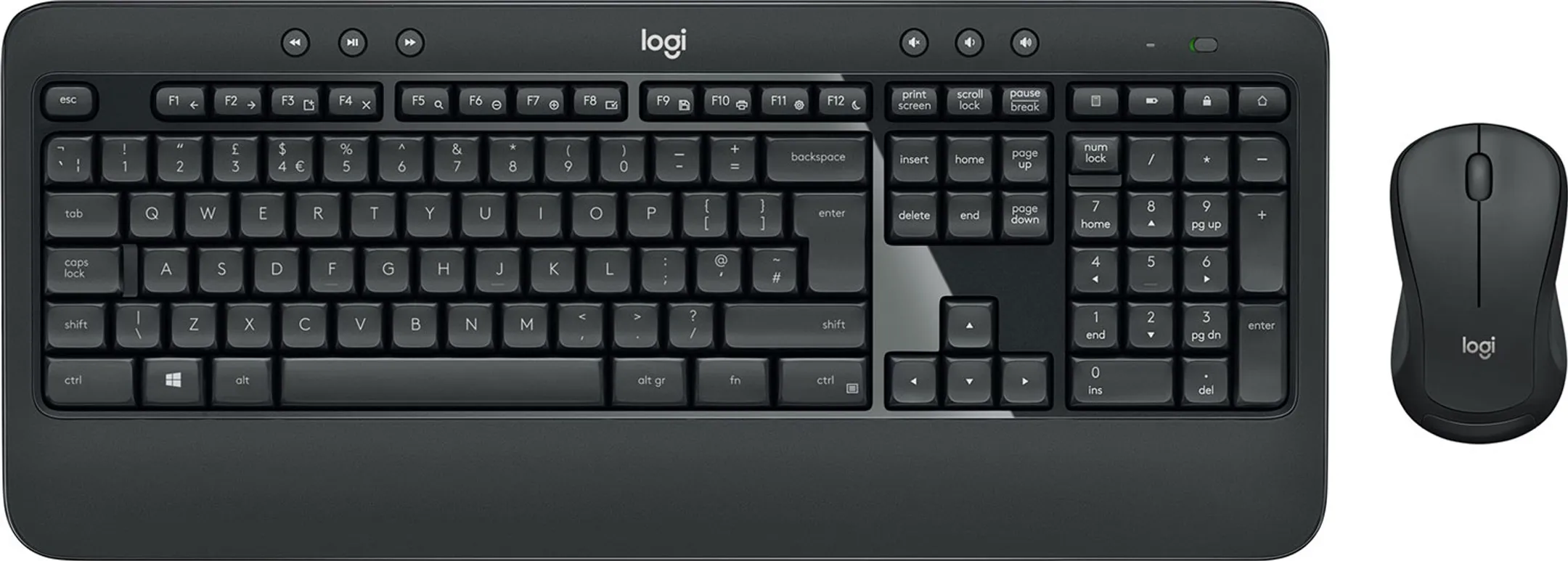 Clavier + Souris - Sans Fil - MK540 Advanced - AZERTY (BE) - Noir