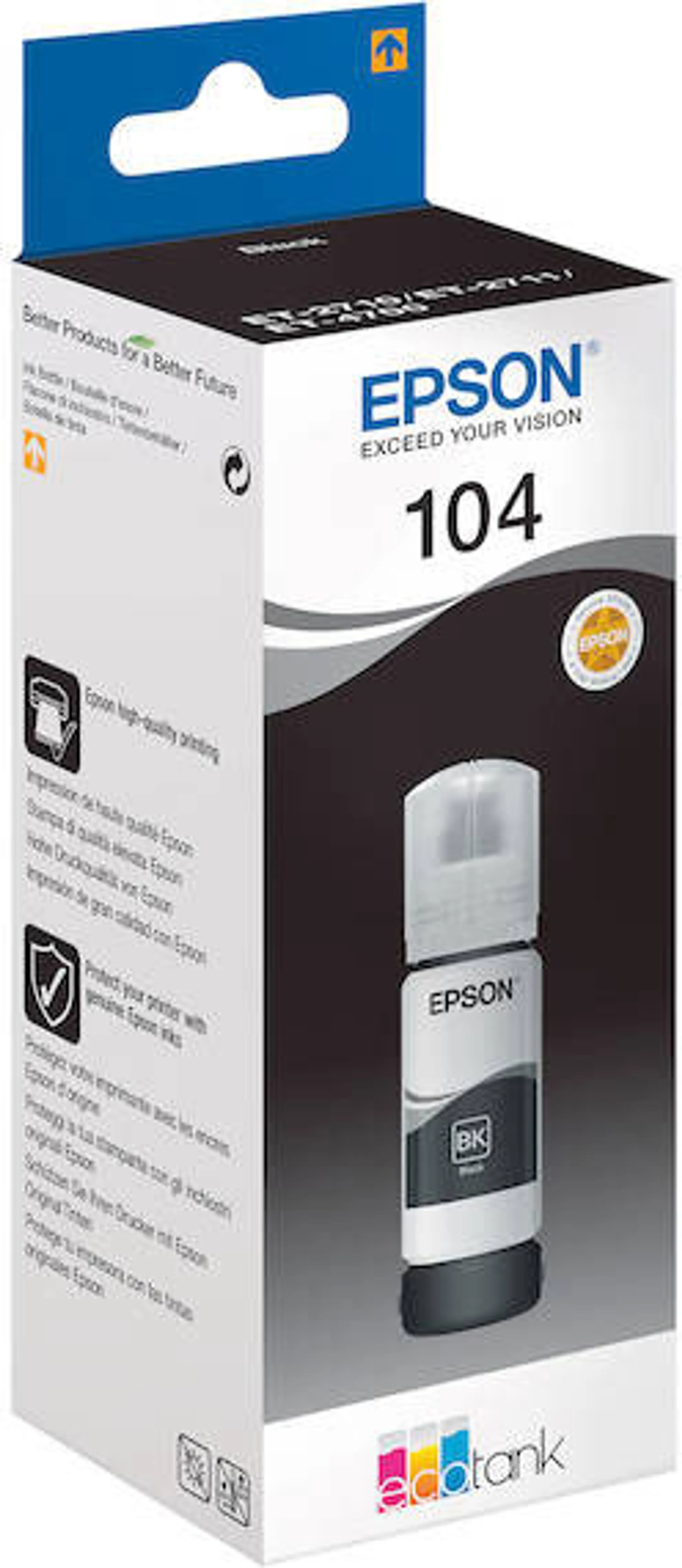 Epson Bouteille EcoTank 104 - 65 ml. - Noir image
