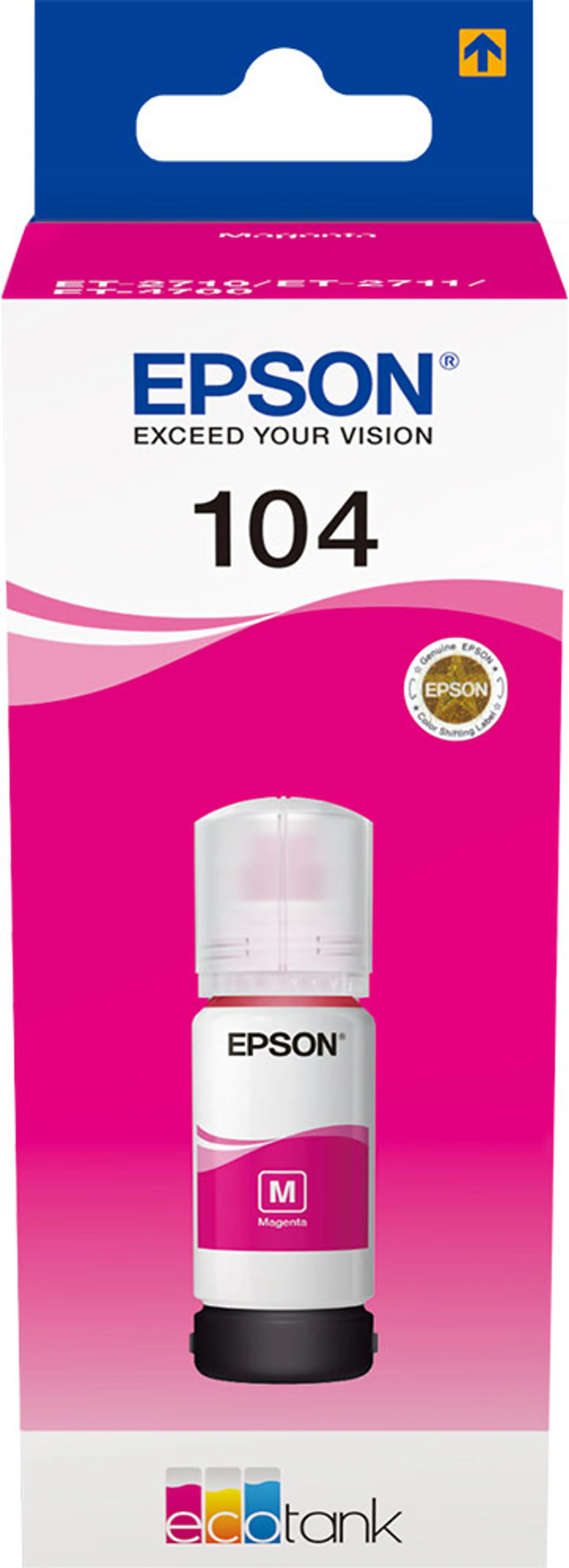 Epson Bouteille EcoTank 104 - 65 ml. - Magenta image
