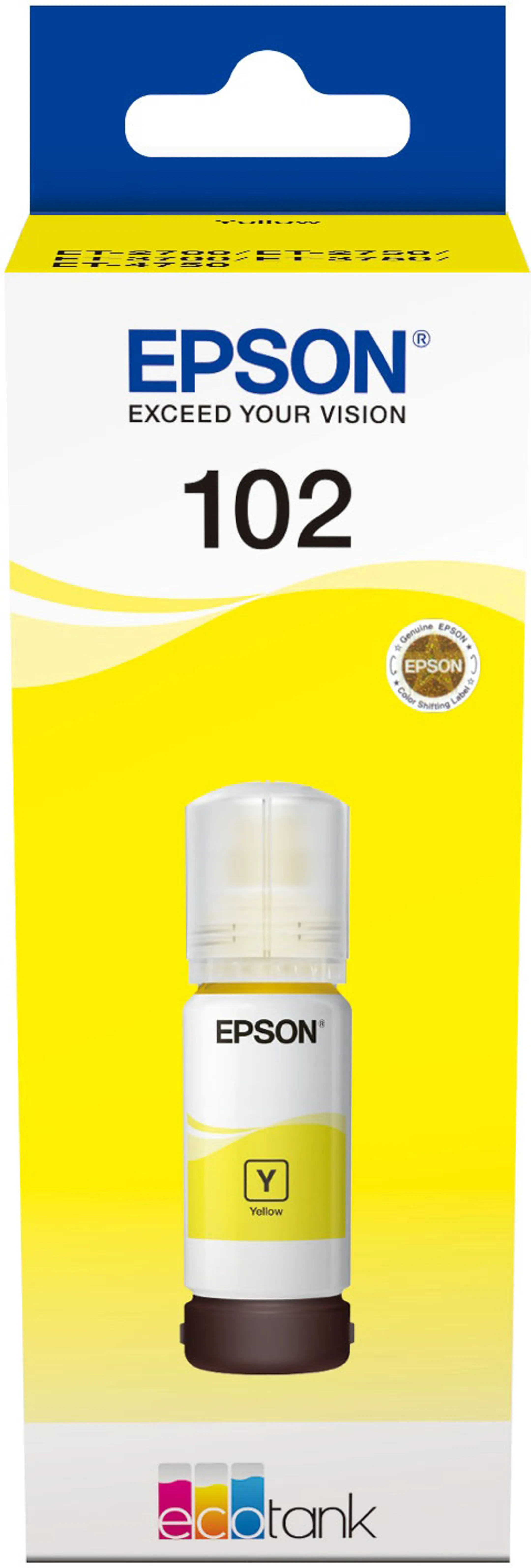 Epson Bouteille EcoTank 102 - 70 ml. - Jaune image