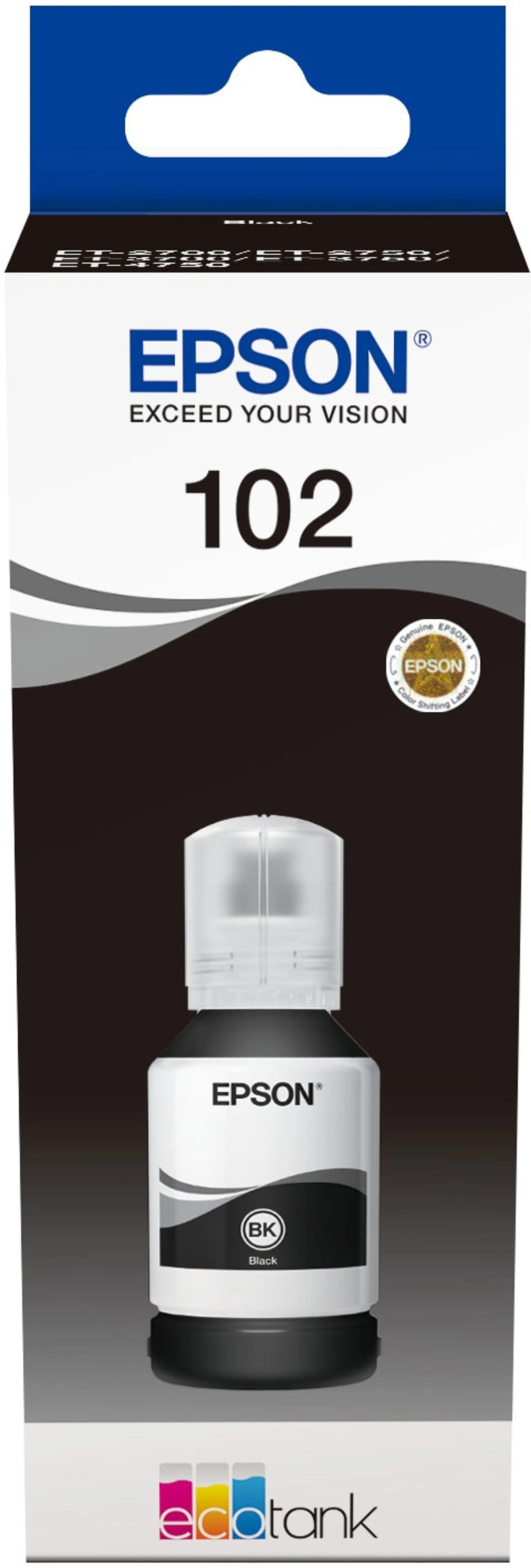 Epson Bouteille EcoTank 102 - 127 ml. - Noir image