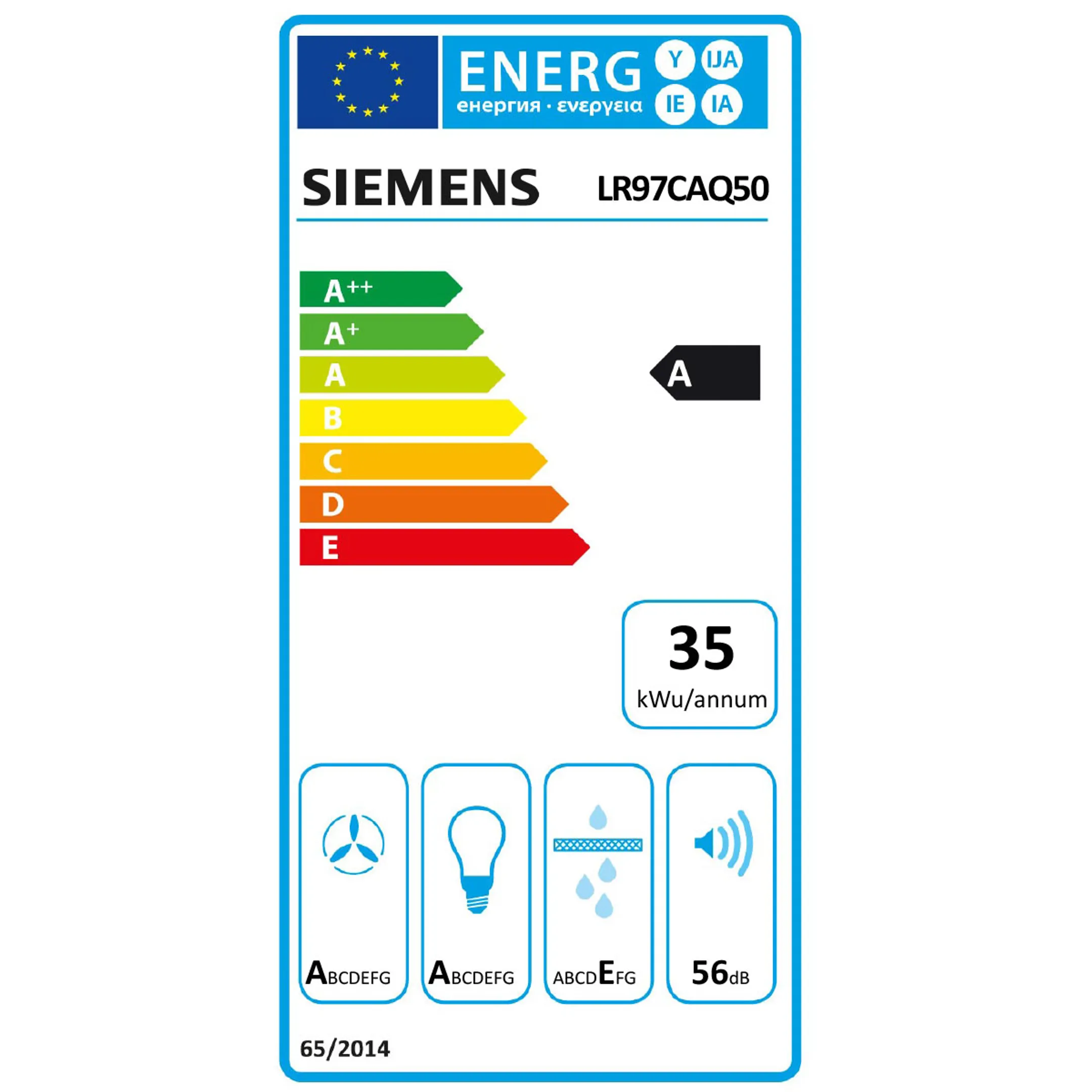 Siemens Deckenhaube LR97CAQ50 Home Connect image
