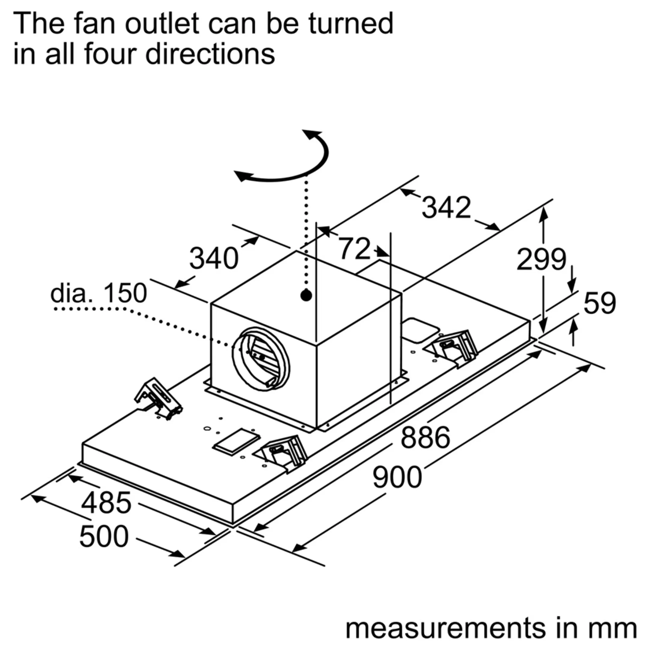 Siemens Deckenhaube LR97CAQ50 Home Connect image