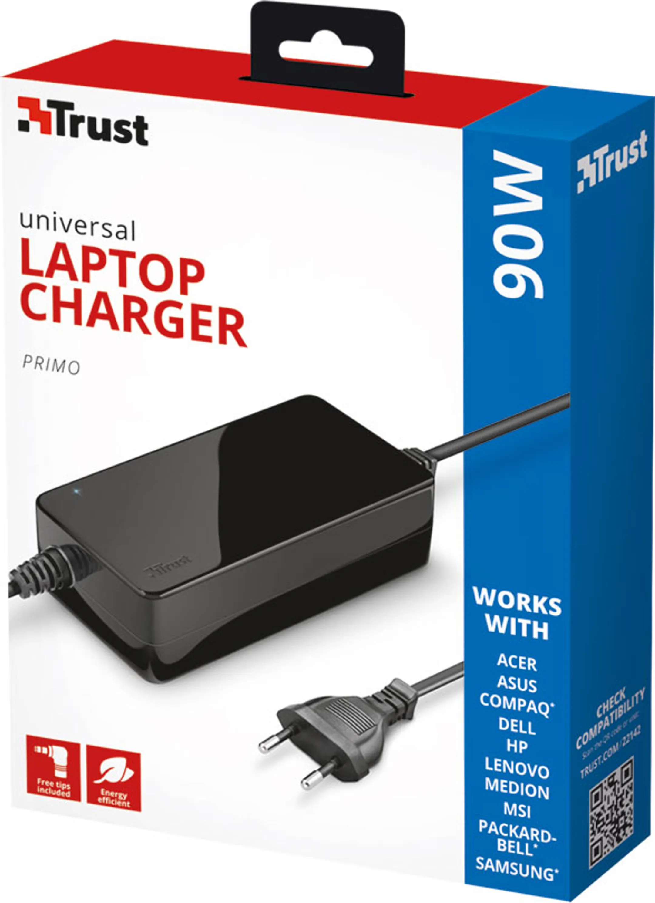 Trust Primo Chargeur Universel - 90 W image