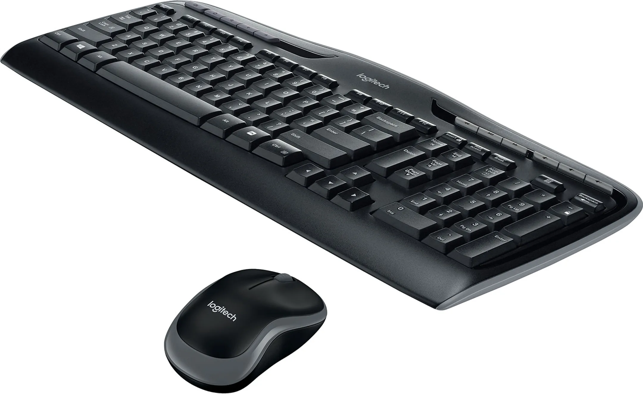 Logitech Clavier + Souris MK330 - Sans fil - AZERTY (BE) - Noir image