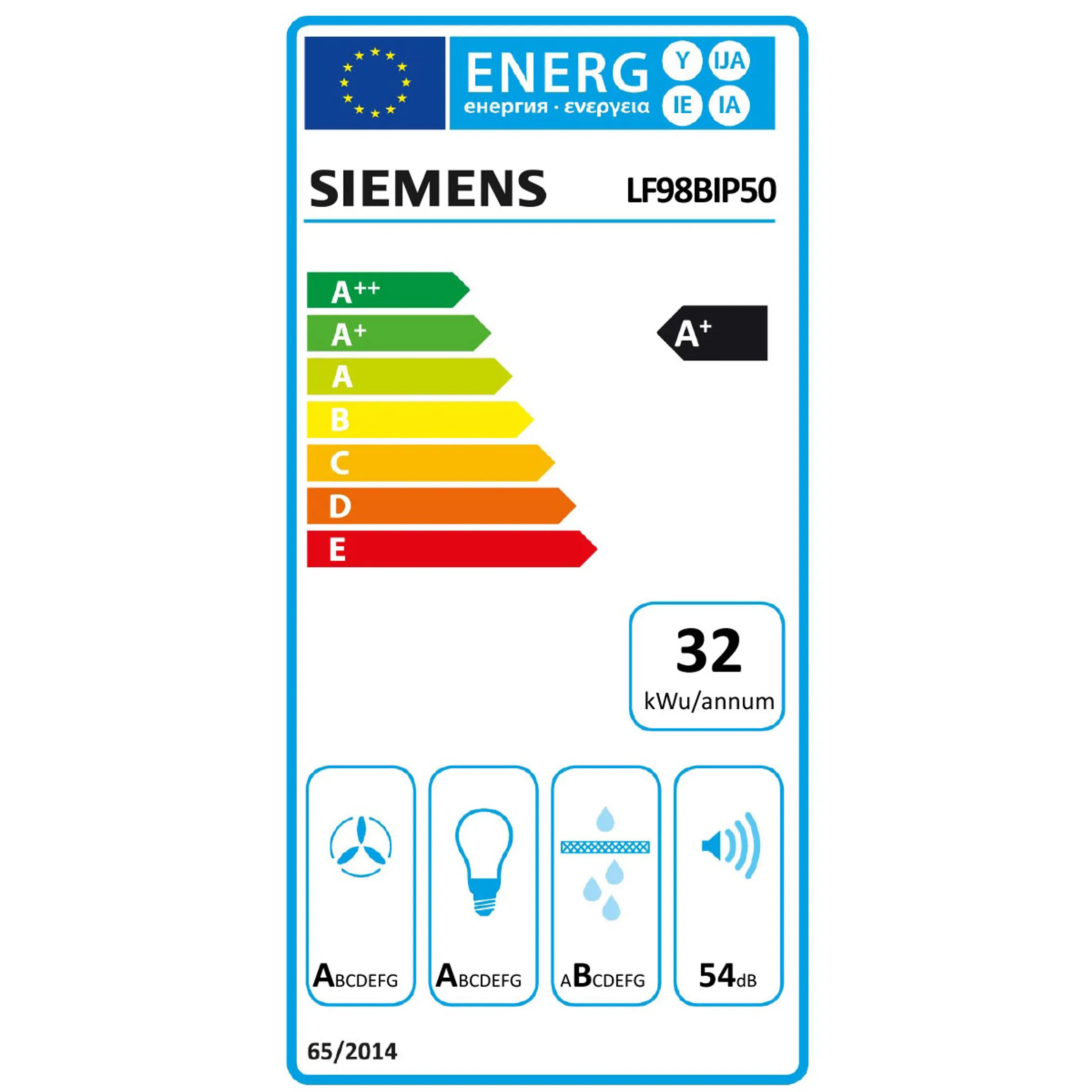 Siemens Hotte îlot LF98BIP50 Box-Design image