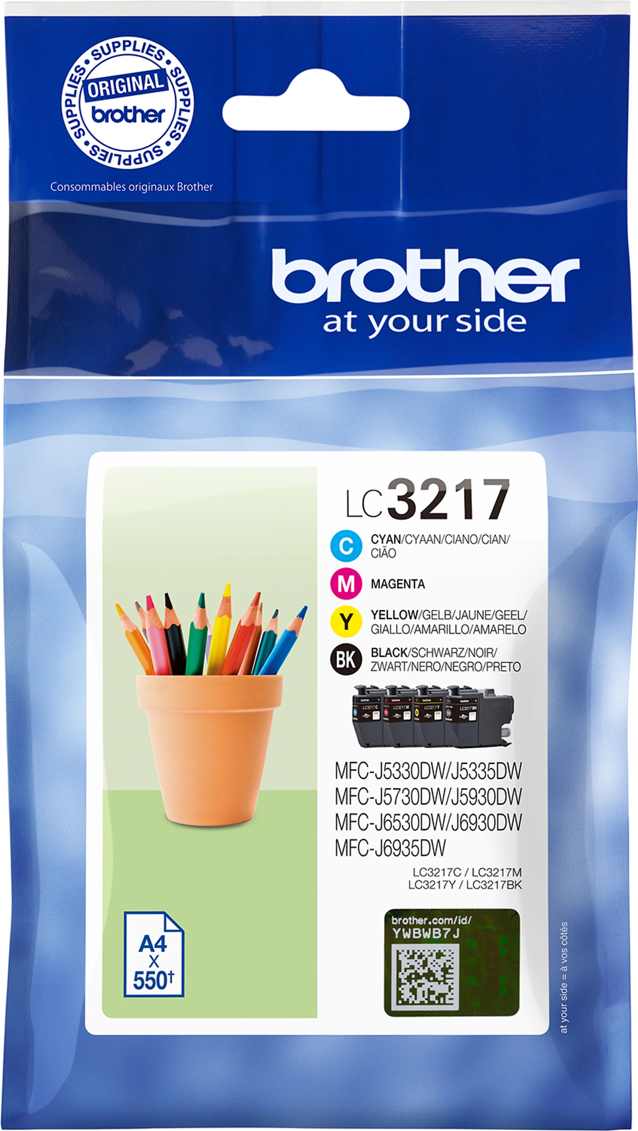 Valuepack LC-3217 CMYK - 4 couleurs