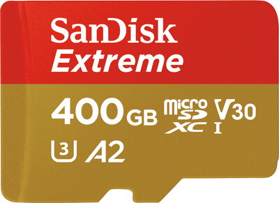 Sandisk 400 Go Extreme® carte micro SDXC avec adaptateur
