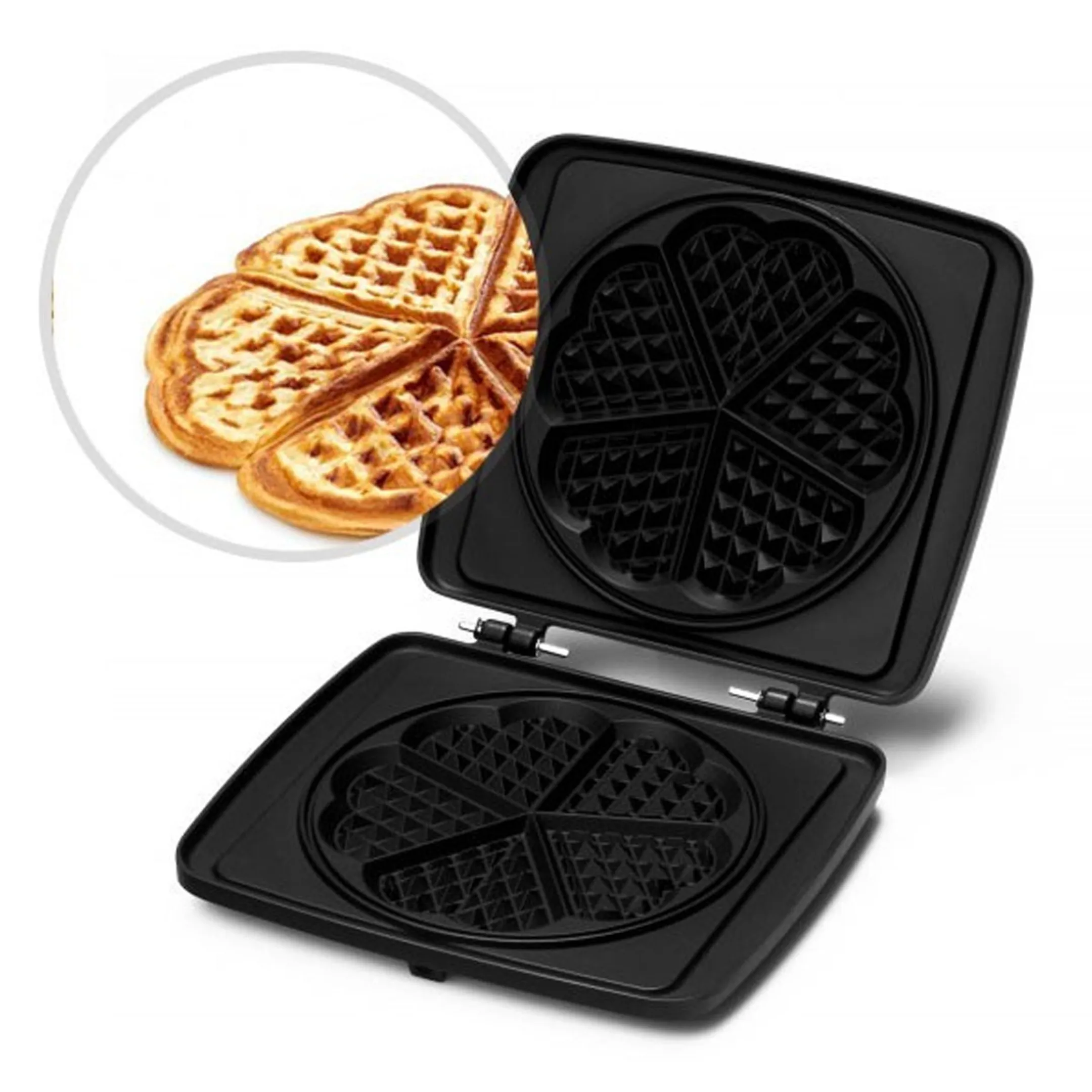 Waffelplatten Herzen M006