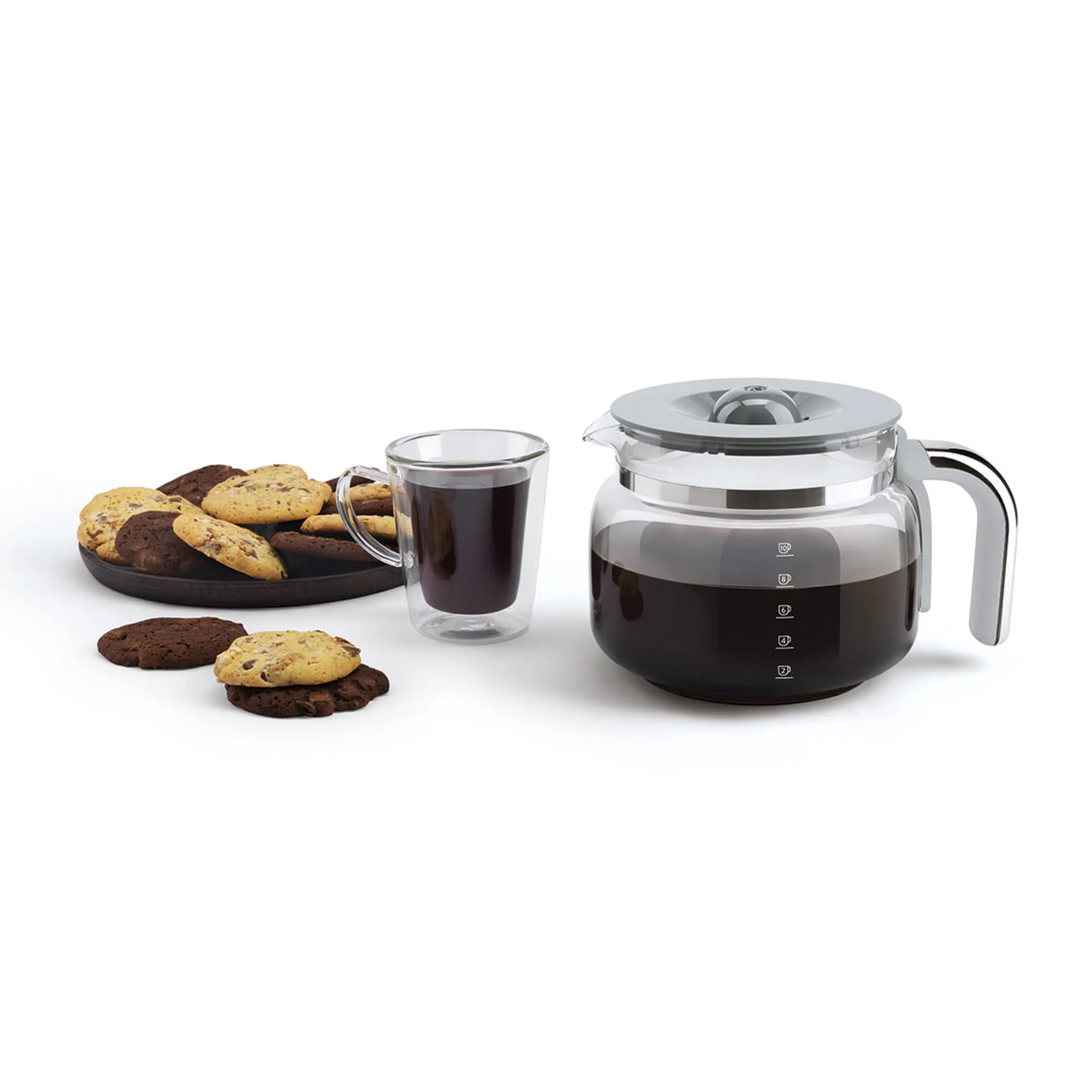 Smeg Kaffeemaschine DCF02Blau - Schwarz image