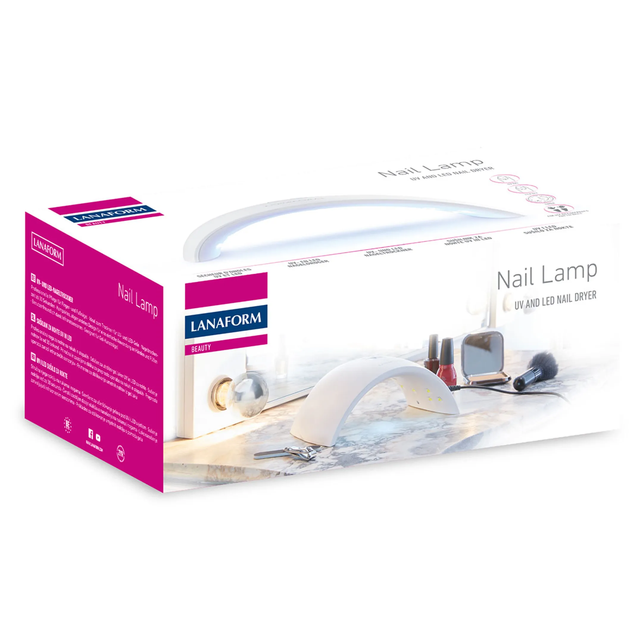 Lanaform Sècheur d'ongles UV & LED Nail Lamp image