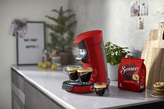 Philips Machine à café Senseo Viva Café HD6563/80 Rouge