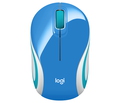 Logitech Souris sans fil M187 Ambidextre Bleu