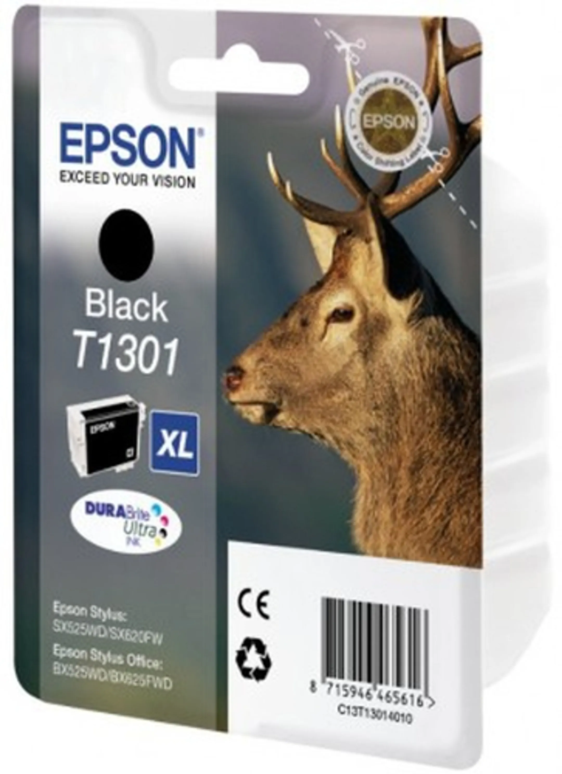 Epson T1301 Noir - Cartouche d'encre image